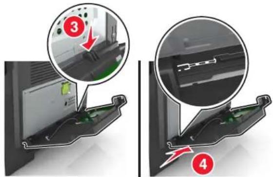 LEXMARK MS510dn - Installing an Internal Solutions Port - 11