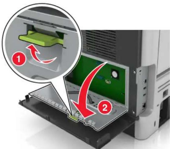 LEXMARK MS510dn - Accessing the controller board - 3