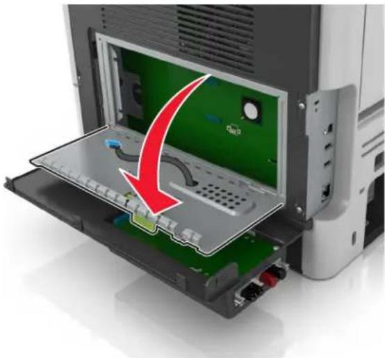 LEXMARK MS510dn - Installing an Internal Solutions Port - 13
