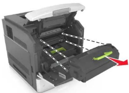 LEXMARK MS811dn - [x]-page jam, lift front cover to remove cartridge. [200–201] - 3