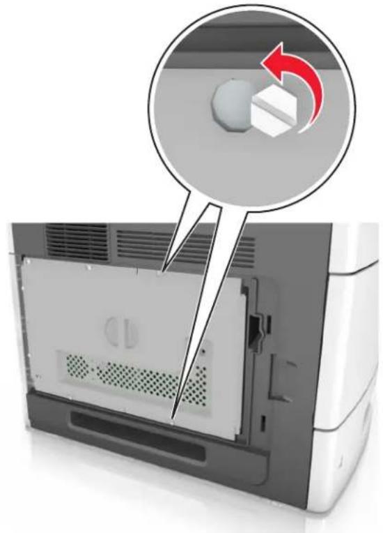 LEXMARK MS811dn - Accessing the controller board - 4