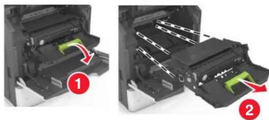 LEXMARK MS811dn - Replacing the imaging unit - 3