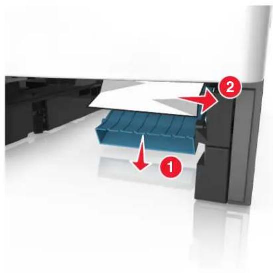 LEXMARK MS811dn - [x]-page jam, remove tray 1 to clear duplex. [235-239] - 2