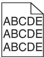 LEXMARK MS811dn - Print irregularities - 1