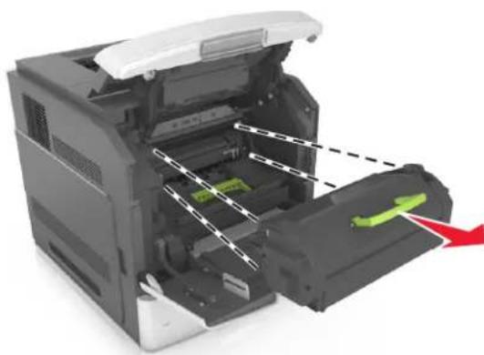 LEXMARK MS811dn - Replacing the imaging unit - 2