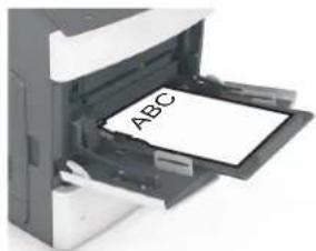 LEXMARK MS811dn - Loading the multipurpose feeder - 4