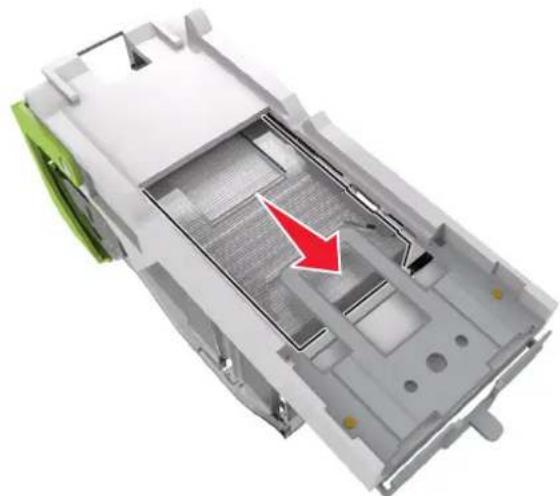 LEXMARK MS811dn - [x]-page jam, remove paper, open stapler door. Leave paper in bin. [455–457] - 6