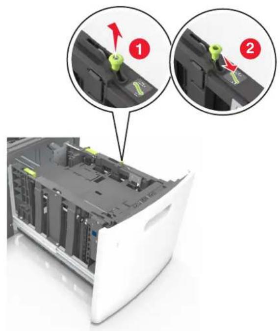 LEXMARK MS811dn - Loading A5-size paper - 1