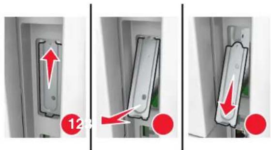 LEXMARK MS811dn - Installing an Internal Solutions Port - 4