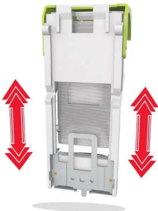 LEXMARK MS811dn - [x]-page jam, remove paper, open stapler door. Leave paper in bin. [455–457] - 7