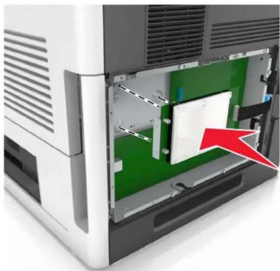 LEXMARK MS811dn - Installing a printer hard disk - 6