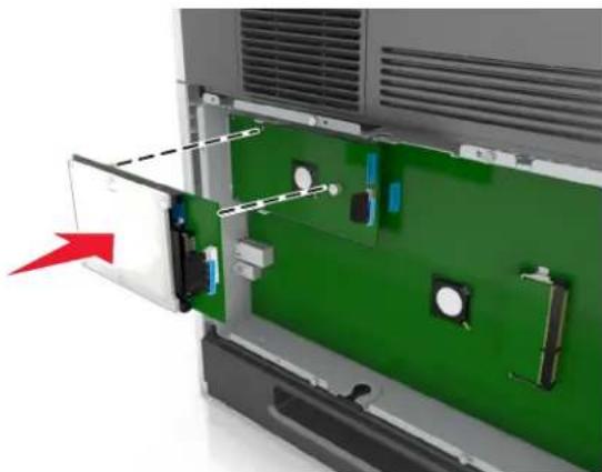 LEXMARK MS811dn - Installing a printer hard disk - 4