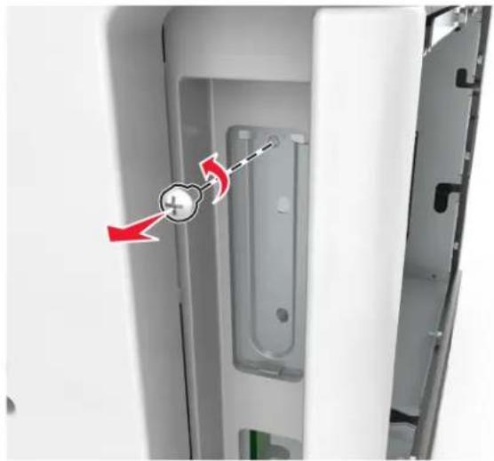 LEXMARK MS811dn - Installing an Internal Solutions Port - 3
