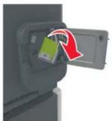 LEXMARK MS811dn - Replacing a staple cartridge - 2
