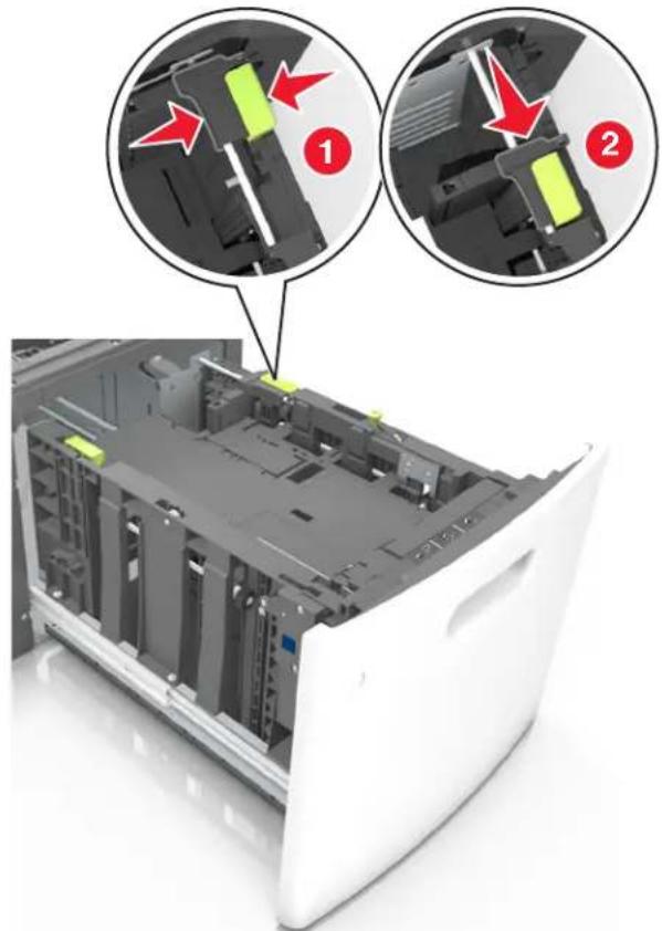 LEXMARK MS811dn - Loading A5-size paper - 2