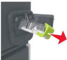 LEXMARK MS811dn - Replacing a staple cartridge - 3