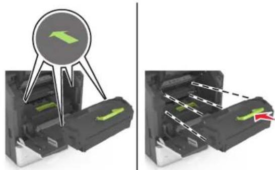 LEXMARK MS811dn - Replacing the toner cartridge - 4