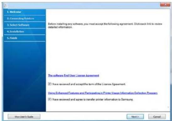 SAMSUNG ProXpress M3320ND - Wireless network setup - 1