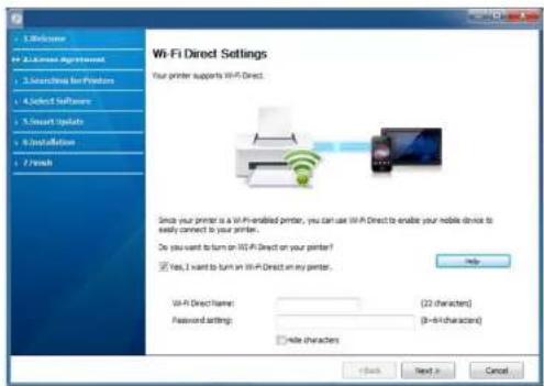 SAMSUNG ProXpress M3320ND - Wireless network setup - 1