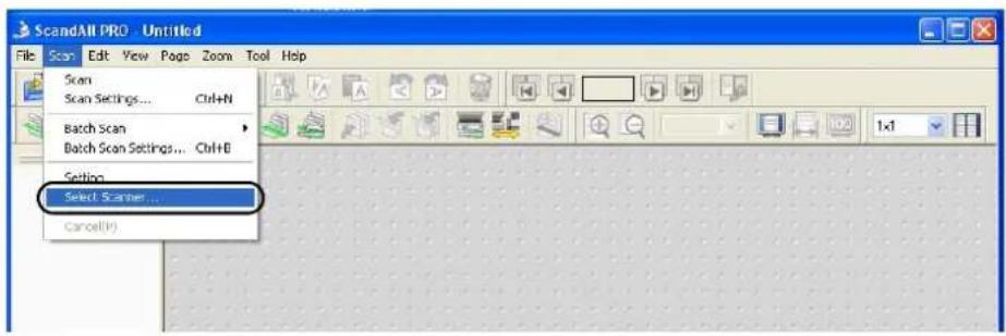 FUJITSU fi-5530C2 - ■ Selecting a Scanner - 1