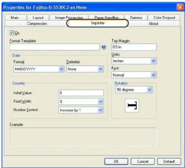 FUJITSU fi-5530C2 - [Imprinter] Tab - 1