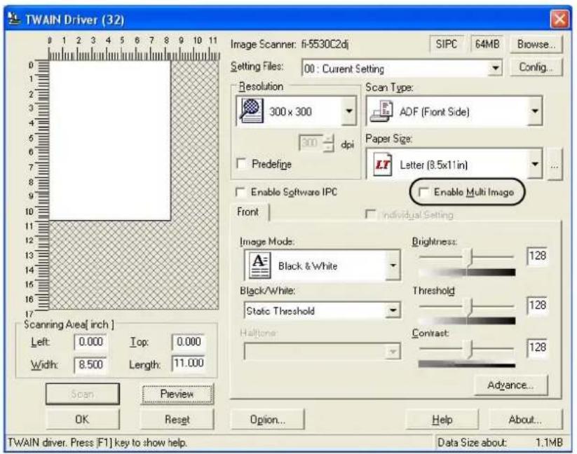 FUJITSU fi-5530C2 - Color/Monochrome Auto Detection - 1