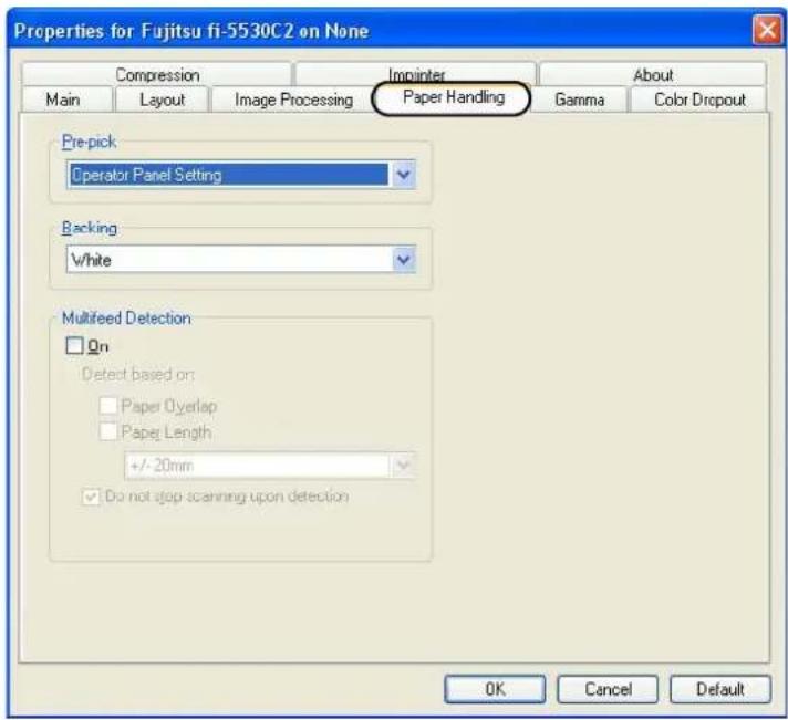 FUJITSU fi-5530C2 - [Paper Handling] Tab - 1