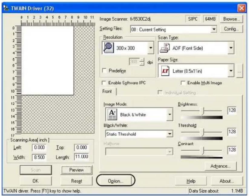 FUJITSU fi-5530C2 - Removing Punch Holes from Images - 2
