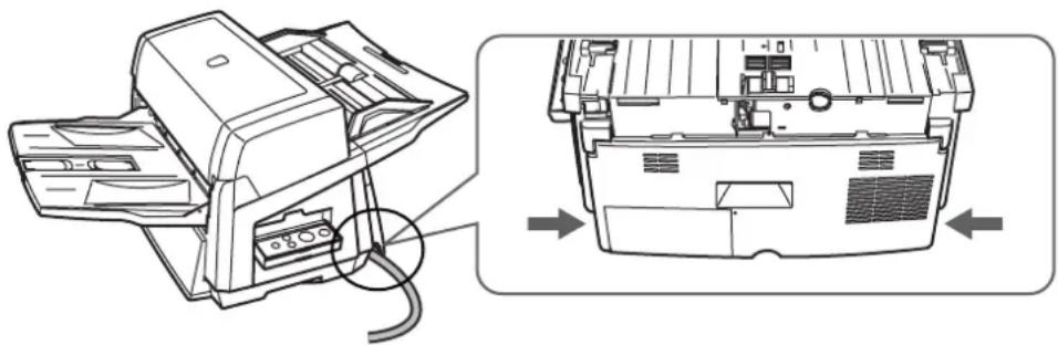 FUJITSU fi-6670A - 5Close the Cable Cover (ADF type only). - 1