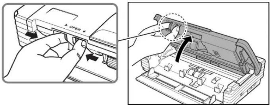 CANON imageFORMULA DR-2580C - Cleaning the Sensor Glass, Shading Boards, and the Rollers - 1