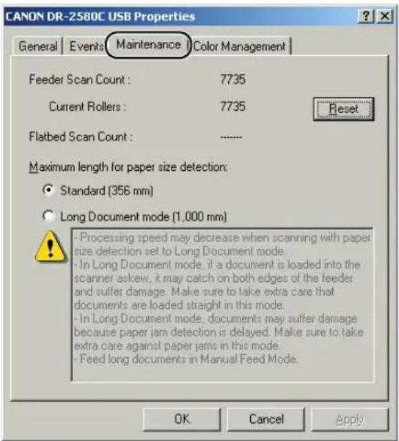 CANON imageFORMULA DR-2580C - Use the following procedure to open the [Event settings] dialog box. - 6