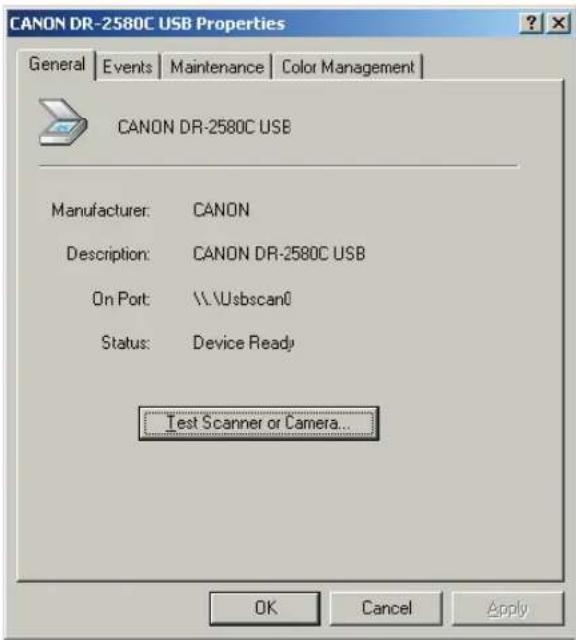 CANON imageFORMULA DR-2580C - Setting the Event Function - 5
