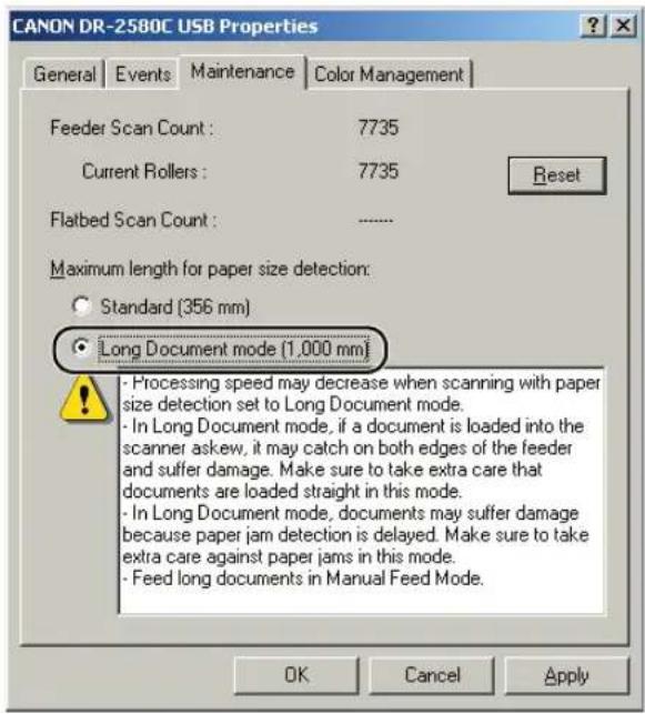 CANON imageFORMULA DR-2580C - Use the following procedure to open the [Event settings] dialog box. - 7