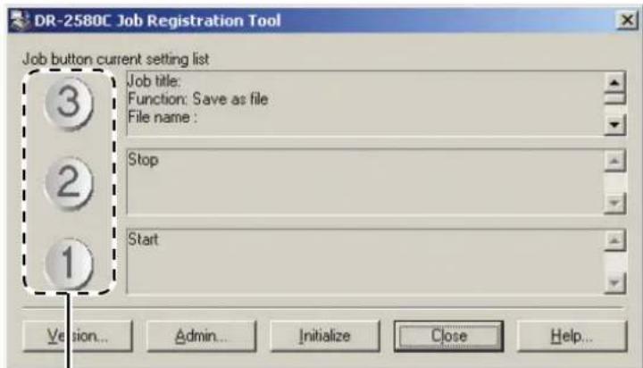 CANON imageFORMULA DR-2580C - About Job Registration Tool - 1