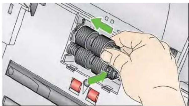 KODAK Picture Saver PS410 - Replacing the feed module and tires - 8