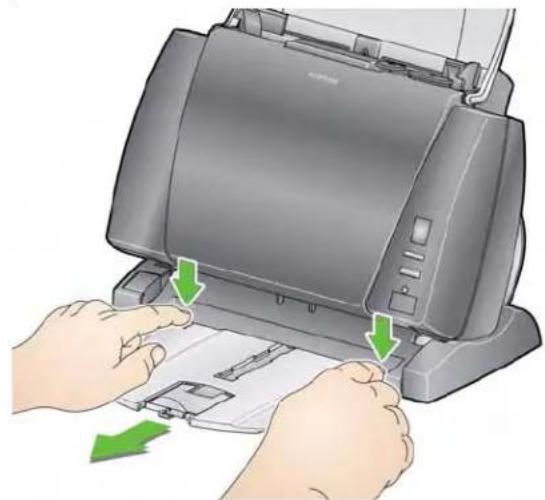 KODAK Picture Saver PS410 - Attaching the optional output tray kit - 2
