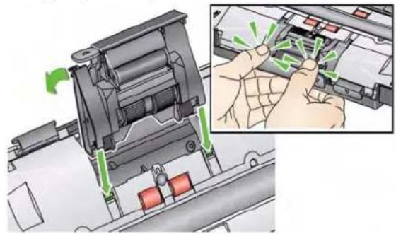 KODAK Picture Saver PS410 - Replacing the separation module and tires - 2