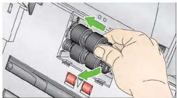KODAK Picture Saver PS410 - Replacing the feed module and tires - 3
