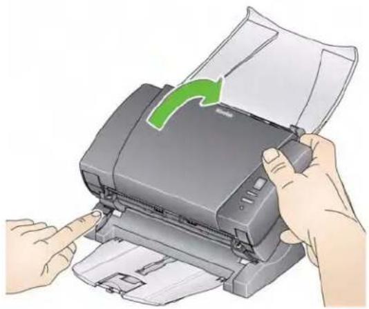 KODAK Picture Saver PS410 - Attaching the optional output tray kit - 3