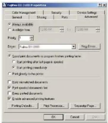 FUJITSU fi-6010N - ■ Setting the Printer Properties - 1