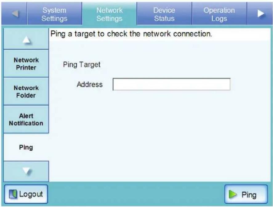 FUJITSU fi-6010N - Checking the Network Connection with a Ping Test - 2