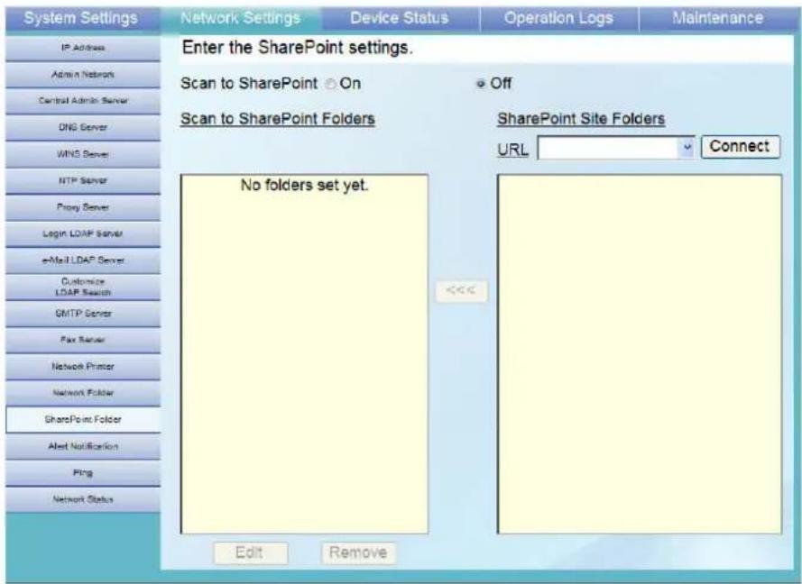 FUJITSU fi-6010N - Setting the SharePoint Folders - 2
