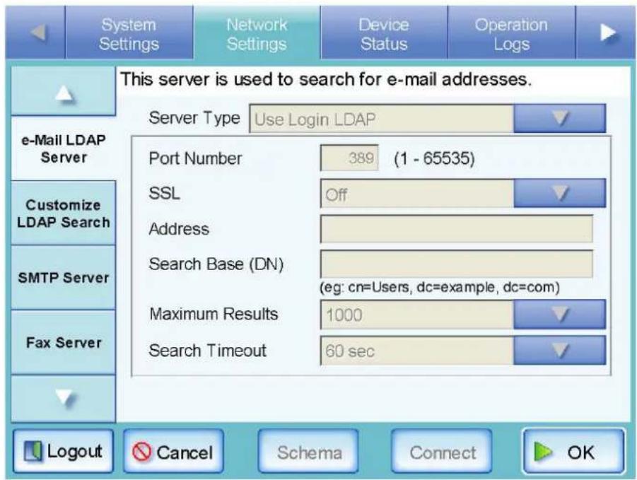 FUJITSU fi-6010N - Setting the e-Mail LDAP Server - 2