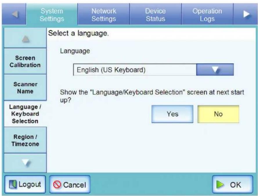 FUJITSU fi-6010N - Setting the Language - 2