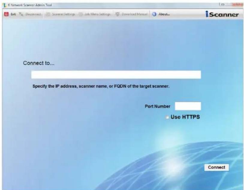 FUJITSU fi-6010N - iScanner Administrator Login: via the Admin Tool - 3