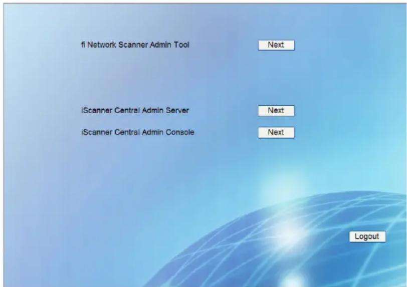 FUJITSU fi-6010N - Installing the Central Admin Server Software - 1
