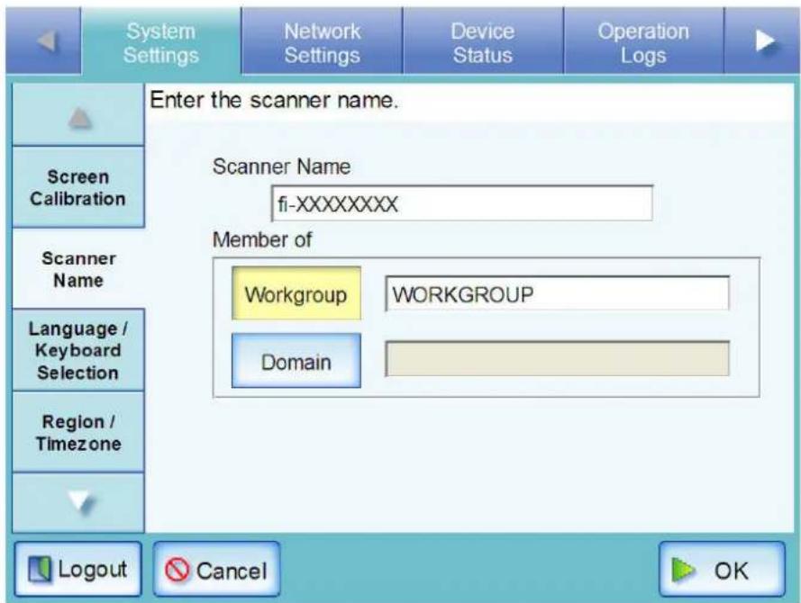 FUJITSU fi-6010N - Setting the Scanner Name - 3