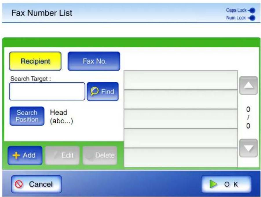 FUJITSU fi-6010N - Adding a Contact to the Fax Number List - 2