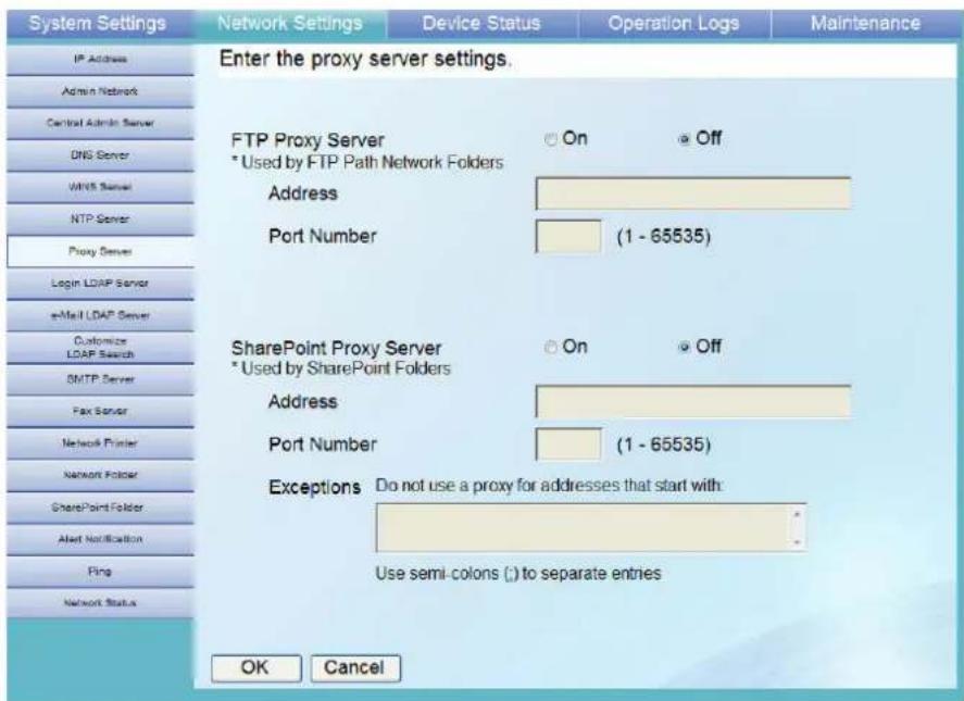 FUJITSU fi-6010N - Setting the Proxy Server - 3