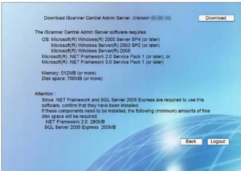 FUJITSU fi-6010N - Press the [Download] button. - 1